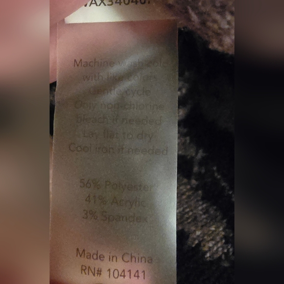 Calia by Carrie Underwood Long Cardigan Sweater w/pockets Sz M Brown/Black Print - Picture 5 of 5